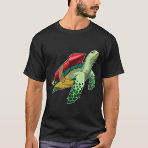 Camiseta Tortuga con cohetes