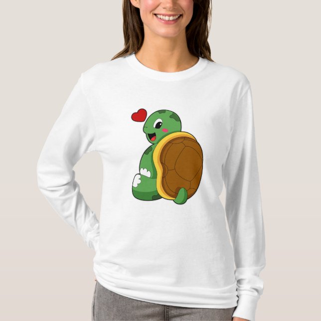 Camiseta Tortuga con corazón (Anverso)