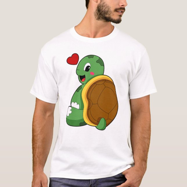 Camiseta Tortuga con corazón (Anverso)