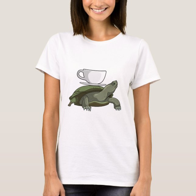 Camiseta Tortuga con té (Anverso)