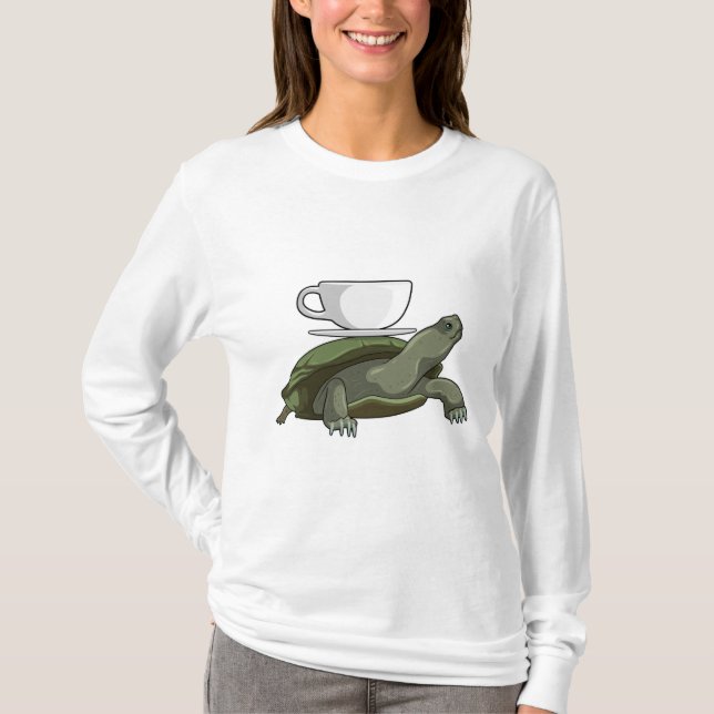 Camiseta Tortuga con té (Anverso)