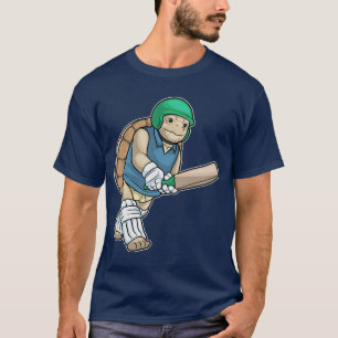 Camiseta Tortuga Cricket Bate de cricket Deportes