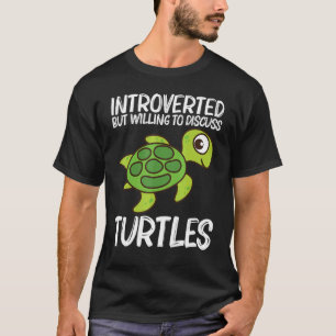 Camiseta Tortuga Cuta Para Hombres Mujeres Reptiles De Tort