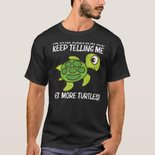 Camiseta Tortuga Cuta Para Hombres Mujeres Reptiles De Tort