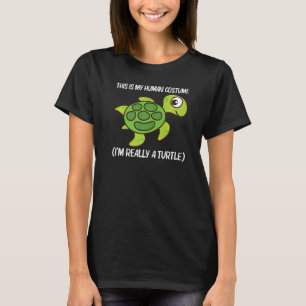 Camiseta Tortuga Cuta Para Hombres Mujeres Reptiles De Tort