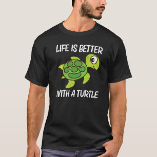 Camiseta Tortuga Cuta Para Hombres Mujeres Reptiles De Tort