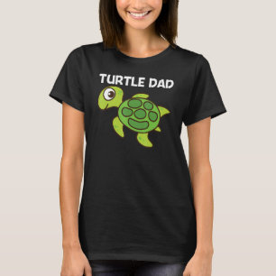 Camiseta Tortuga Cuta Para Papá Padre Mar Reptile De Tortug