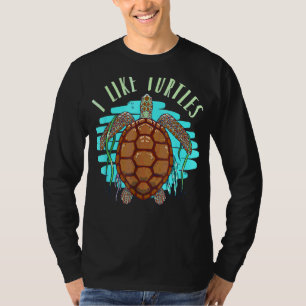 Camiseta Tortuga de agua de mar tortuga