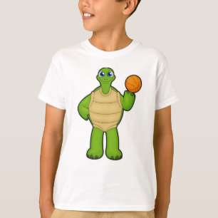 Camiseta Tortuga de baloncesto con baloncesto