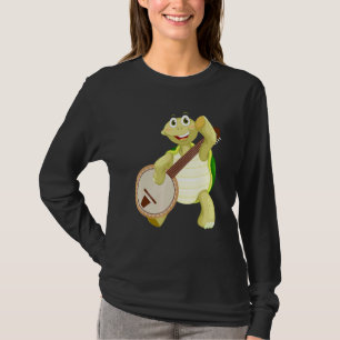 Camiseta Tortuga de Banjo jugando al banjo
