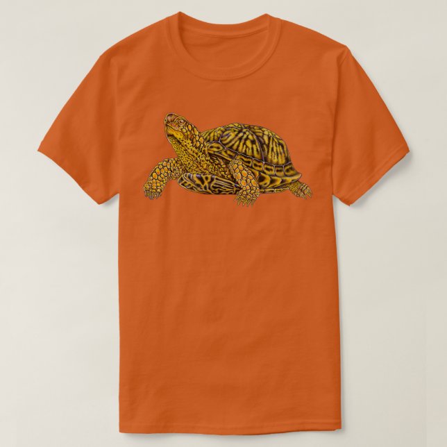 Camiseta Tortuga de caja oriental 2 (Diseño del anverso)