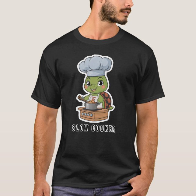 Camiseta Tortuga de cocina lenta (Anverso)