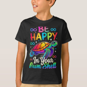 Camiseta Tortuga de concienciación sobre el autismo del arc