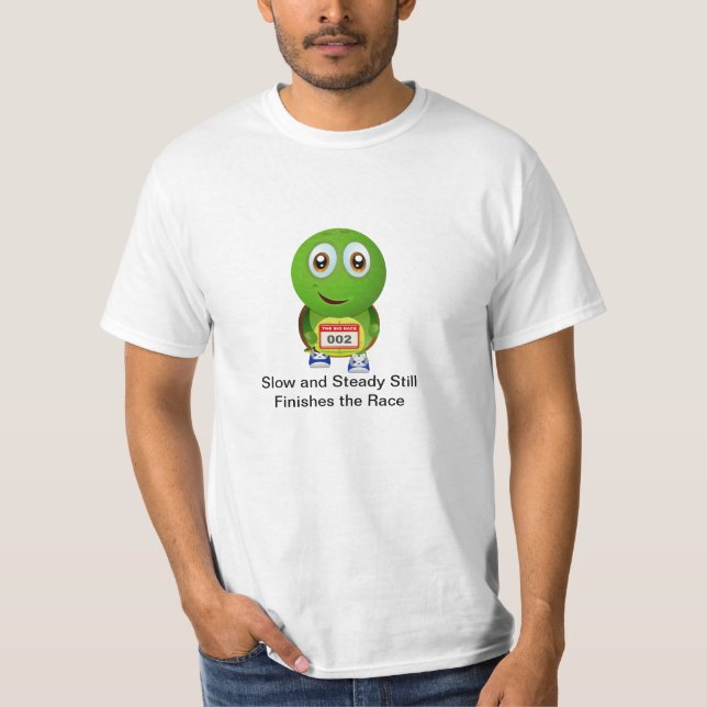 Camiseta Tortuga de conducción lenta y estable (Anverso)