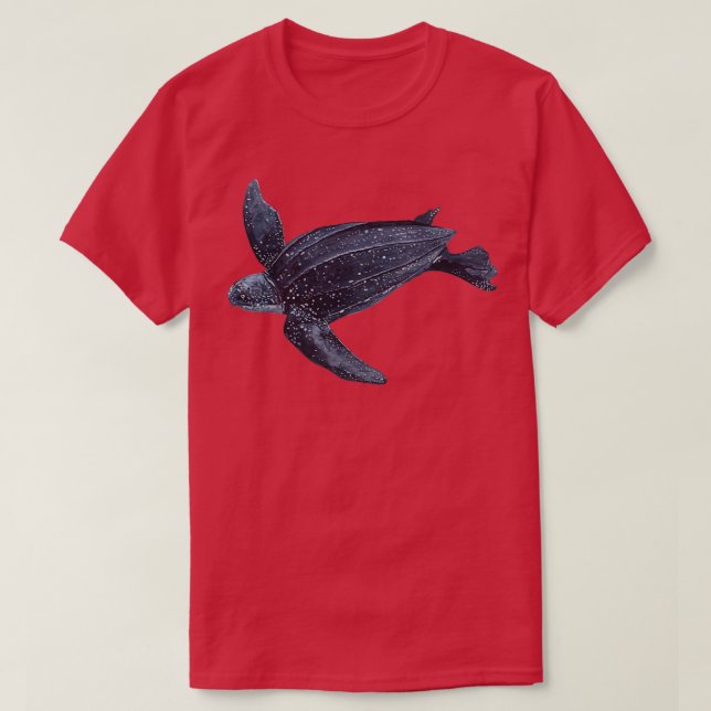 CAMISETA TORTUGA DE CUERO (Diseño del anverso)