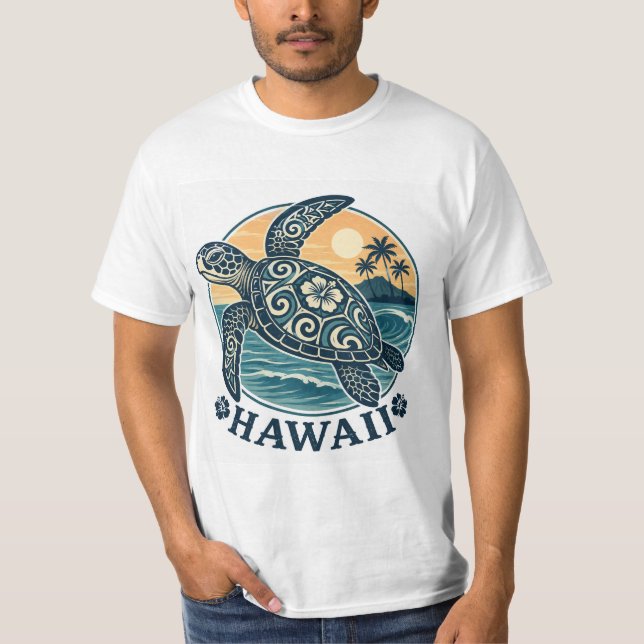 Camiseta Tortuga de Hawái (Anverso)