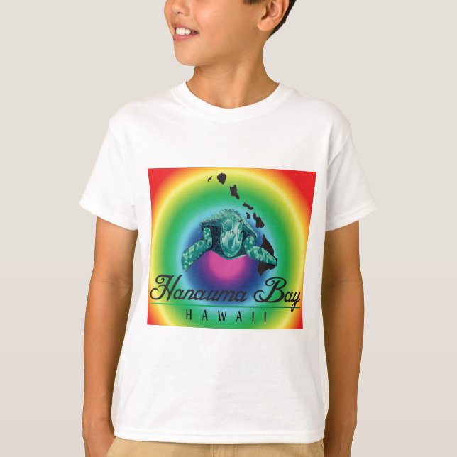 Camiseta Tortuga de la bahía de Hanauma (Anverso)