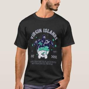 Camiseta Tortuga de las Islas Vírgenes Británicas