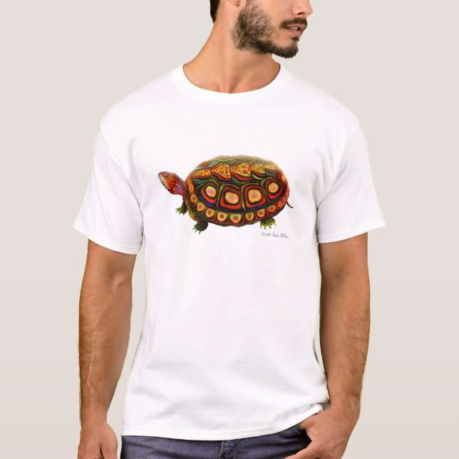Camiseta Tortuga de madera centroamericana (Anverso)