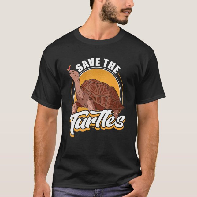 Camiseta Tortuga de mar de océano animal 1 (Anverso)