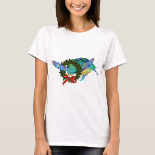 Camiseta Tortuga de mar del navidad