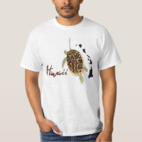 Tortuga de mar verde de Hawaii