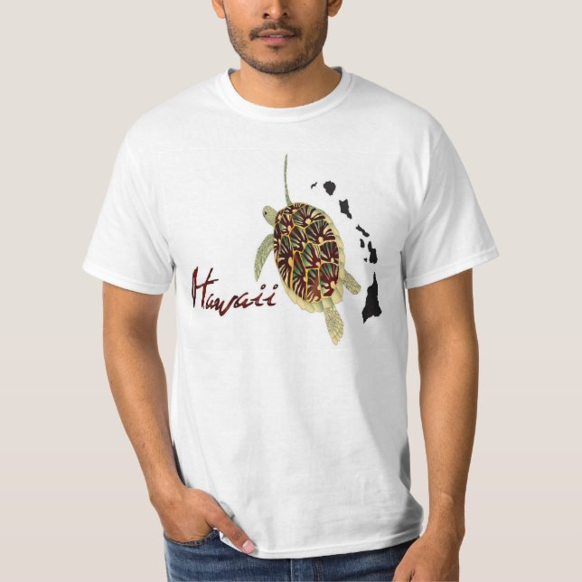 Camiseta Tortuga de mar verde de Hawaii (Anverso)