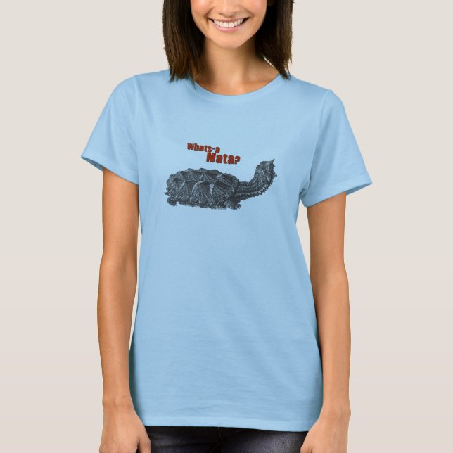 Camiseta Tortuga de Mata Mata (Anverso)