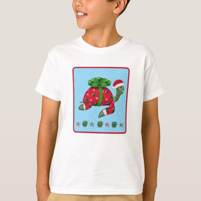 Camiseta Tortuga de Navidad  (Anverso)