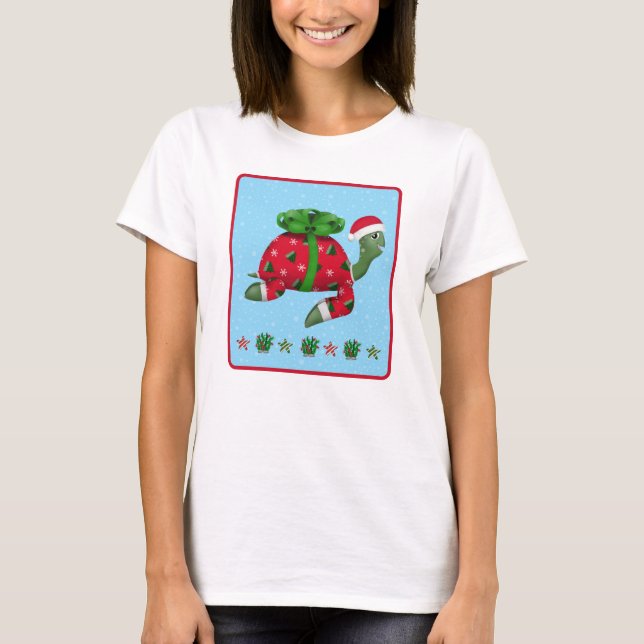 Camiseta Tortuga de Navidad  (Anverso)