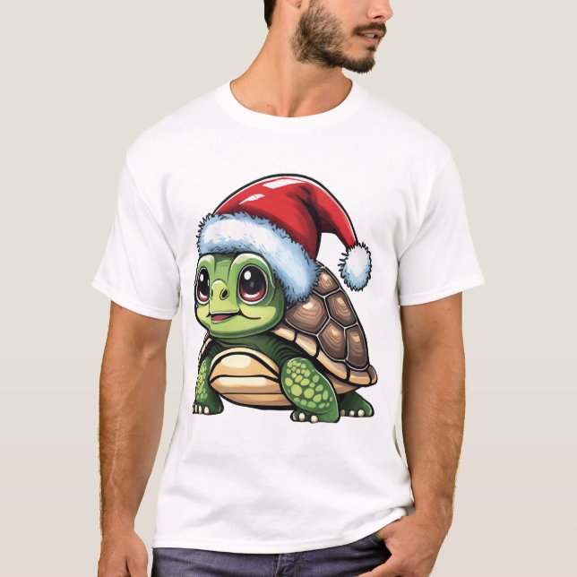 Camiseta Tortuga de Navidad Copia (Anverso)