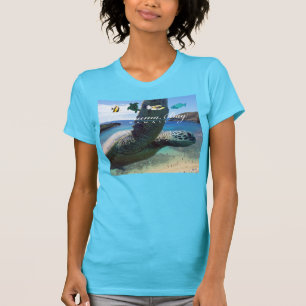 Camiseta Tortuga de Oahu Hawaii de la bahía de Hanauma
