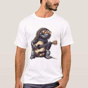 Camiseta Tortuga de pelo largo en las Islas Galápagos