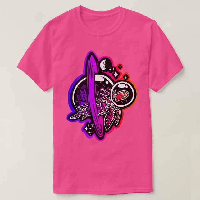 Camiseta Tortuga de viaje de tiempo (Diseño del anverso)