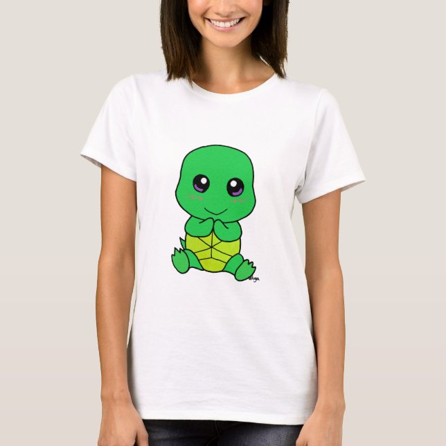 Camiseta Tortuga del bebé (Anverso)