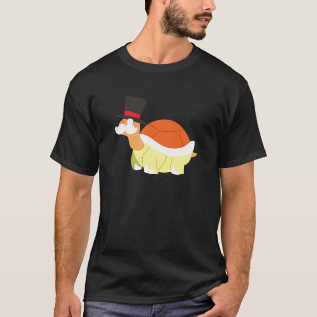 Camiseta Tortuga del bigote (Anverso)