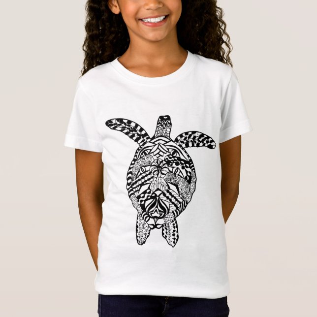 Camiseta Tortuga del estilo (Anverso)