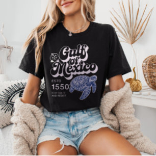 Camiseta Tortuga Del Mar Del Golfo De México Permanece Sala