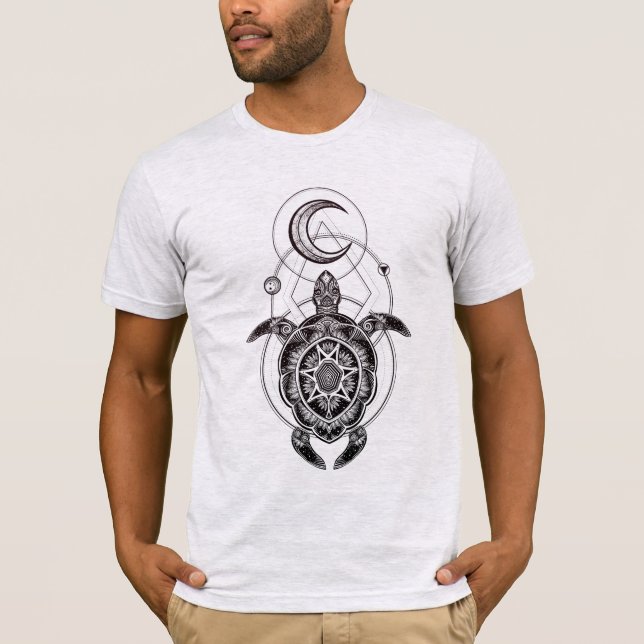 Camiseta Tortuga del tótem I (Anverso)