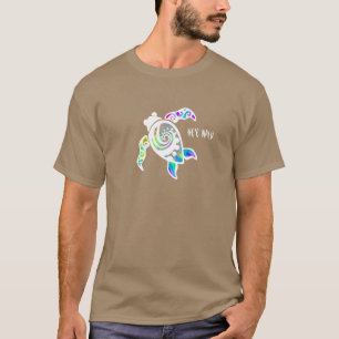 Camiseta Tortuga delantera de He'e Nalu (resaca ascendente)