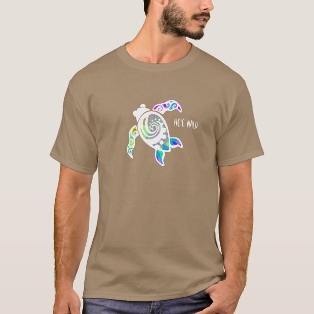 Camiseta Tortuga delantera de He'e Nalu (resaca ascendente) (Anverso)