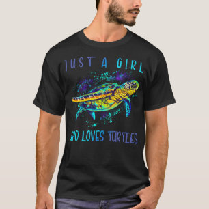Camiseta Tortuga Divertida Acuarela Mar Océano Amantes Del 