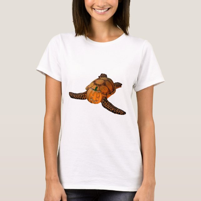 Camiseta Tortuga divertida de Halloween (Anverso)