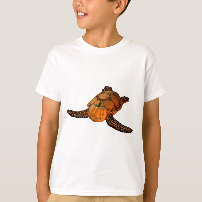 Camiseta Tortuga divertida de Halloween (Anverso)