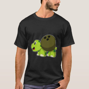 Camiseta Tortuga en el Bowling con bolas