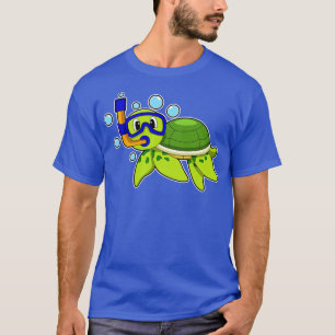 Camiseta Tortuga en el submarinismo con Snorkel 2