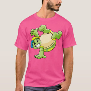 Camiseta Tortuga en Hip Hop break dance con Cap