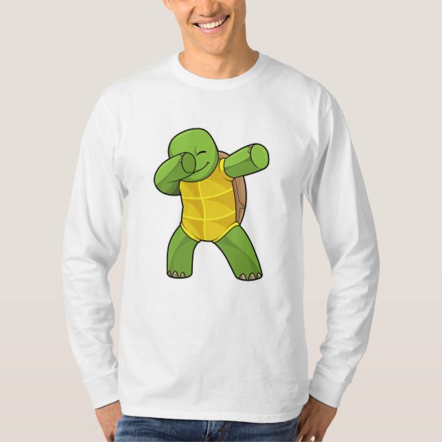 Camiseta Tortuga en Hip Hop Dance Dab (Anverso)