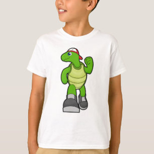 Camiseta Tortuga en marcha con tapón