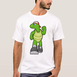 Camiseta Tortuga en marcha con tapón